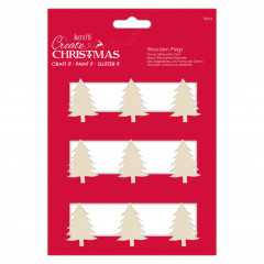 Christmas Tree Silhouette Pegs - Create Christmas